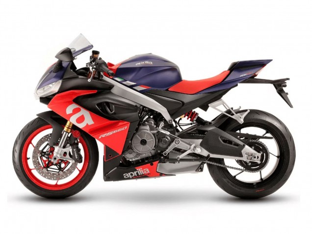 Billige Aprilia RS660 Motorrad Verkleidung 2020-2024 - Matt Blau Rot Silber