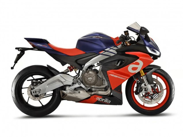 Billige Aprilia RS660 Motorrad Verkleidung 2020-2024 - Matt Blau Rot Silber