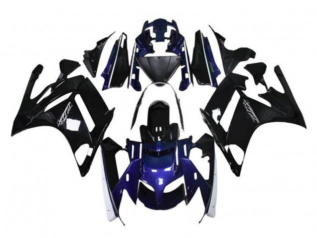 Billige Yamaha FJR1300 Motorrad Verkleidung 2001-2006 - Glanzendes Schwarz Blau
