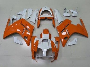 Billige Yamaha FJR1300 Motorrad Verkleidung 2007-2012 - Orange Weiss