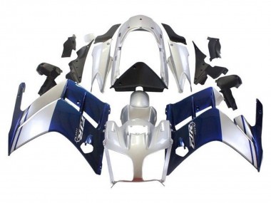 Billige Yamaha FJR1300 Motorrad Verkleidung 2013-2015 - Dunkel Blau Silber