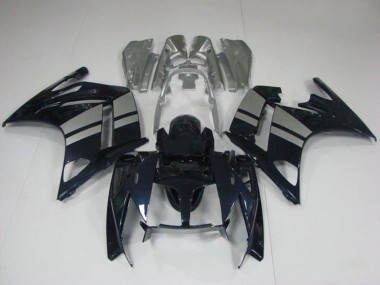 Billige Yamaha FJR1300 Motorrad Verkleidung 2013-2015 - Glanzendes Schwarz Silber
