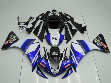 Billige Yamaha YZF R1 Motorrad Verkleidung 2009-2011 - Weiss Blau Schwarz Sterilgarda