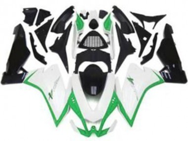 Billige Aprilia RSV4 1000 Motorrad Verkleidung 2009-2015 - Weiss Grun Schwarz