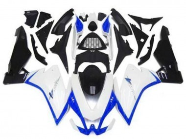 Billige Aprilia RSV4 1000 Motorrad Verkleidung 2009-2015 - Weiss Blau Schwarz