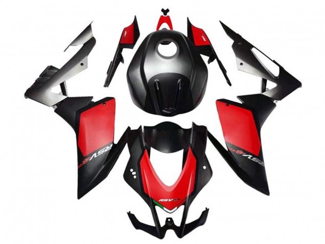 Billige Aprilia RSV4 1000 Motorrad Verkleidung Kit 2009-2015 - Matt Schwarz Rot Grau