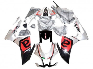 Billige Aprilia RSV4 1000 Motorrad Verkleidung 2009-2015 - Silber Schwarz Rot