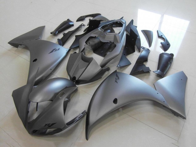 Billige Yamaha YZF R1 Motorrad Verkleidung 2009-2011 - Matt Grau