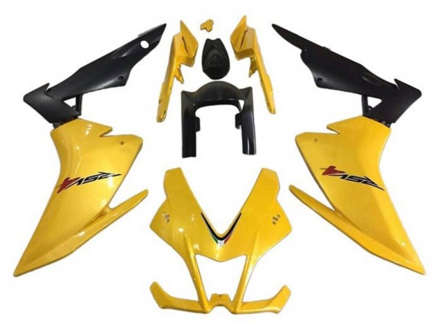 Billige Aprilia RSV4 1000 Motorrad Verkleidung 2009-2015 - Gelb Schwarz