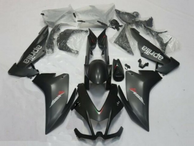 Billige Aprilia RSV4 1000 Motorrad Verkleidung 2009-2015 - Matt Schwarz Silber Rot Aufkleber