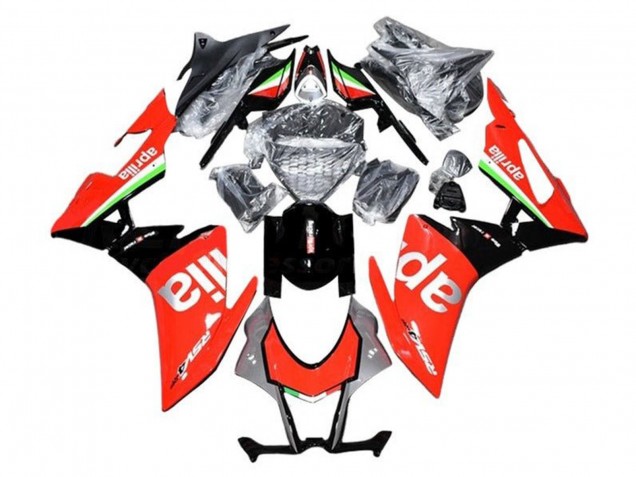 Billige Aprilia RSV4 1000 Motorrad Verkleidung 2016-2020 - Rot Silber Schwarz Grun Weiss