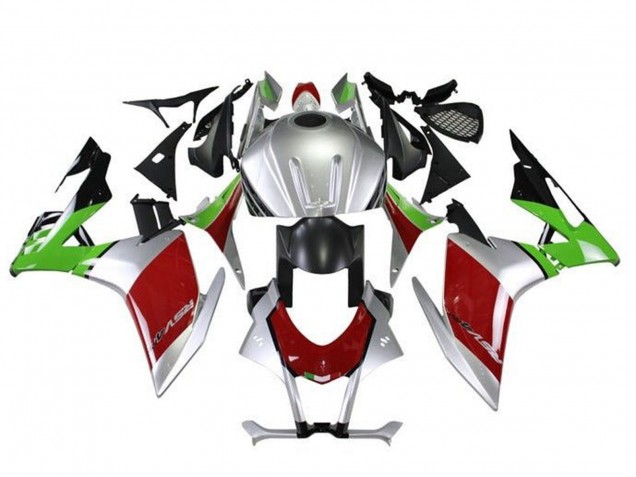 Billige Aprilia RSV4 1000 Motorrad Verkleidung Kit 2016-2020 - Silber Rot Schwarz Grun