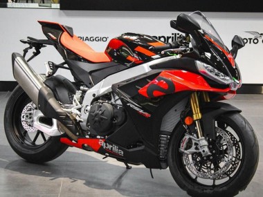 Billige Aprilia RSV4 1100 Motorrad Verkleidung 2021-2024 - Rot Schwarz