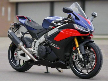 Billige Aprilia RSV4 1100 Motorrad Verkleidung 2021-2024 - Matt Blau Glanzendes Rot Schwarz