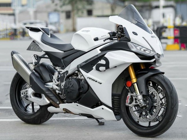 Billige Aprilia RSV4 1100 Motorrad Verkleidung 2021-2024 - Weiss