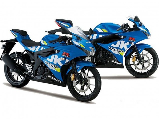 Billige Suzuki GSXR125 Motorrad Verkleidung 2017-2025 - Blau Ecstar