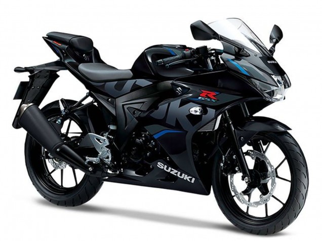Billige Suzuki GSXR125 Motorrad Verkleidung 2017-2025 - Schwarz Blau