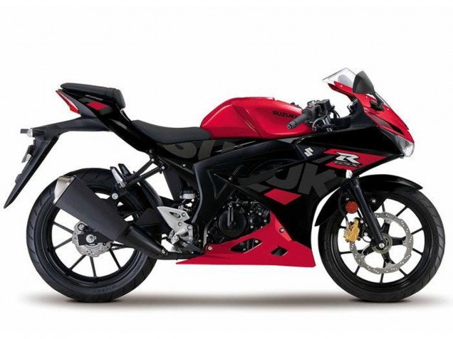 Billige Suzuki GSXR125 Motorrad Verkleidung 2017-2025 - Rot Schwarz