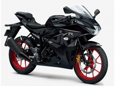 Billige Suzuki GSXR125 Motorrad Verkleidung 2017-2025 - Schwarz