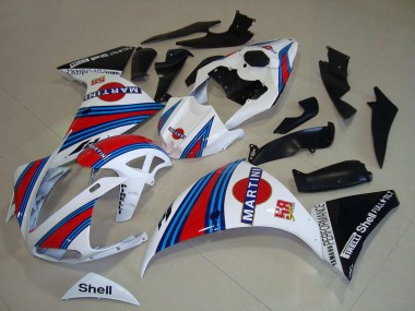Billige Yamaha YZF R1 Motorrad Verkleidung 2009-2011 - Weiss Blau Rot Schwarz Martini