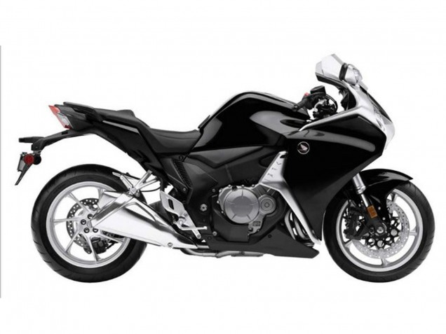 Billige Honda VFR 1200 Motorrad Verkleidung 2010-2014 - Schwarze Carbonfaser