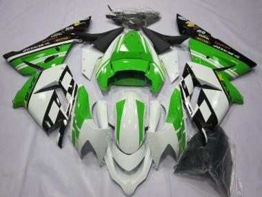 Billige Kawasaki ZX10R Motorrad Verkleidung 2004-2005 - Weiss Grun