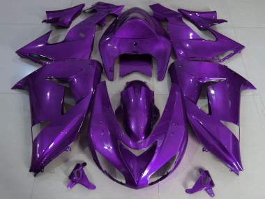 Billige Kawasaki ZX10R Motorrad Verkleidung 2006-2007 - Lila