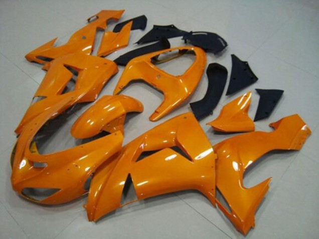Billige Kawasaki ZX10R Motorrad Verkleidung 2006-2007 - Orange