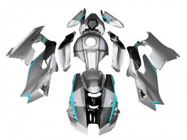 Billige Kawasaki ZX10R Motorrad Verkleidung 2021-2025 - Silber Grau Schwarz Blau