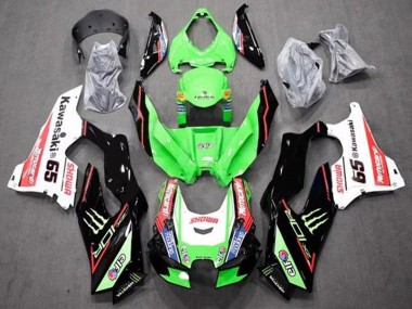 Billige Kawasaki ZX10R Motorrad Verkleidung 2021-2025 - Grun Schwarz Rot Weiss Blau Showr Elf Monster 65