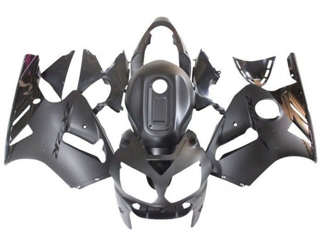 Billige Kawasaki ZX12R Motorrad Verkleidung 2002-2006 - Matt Schwarz Glanzendes Schwarz