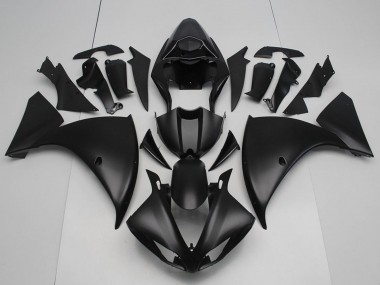 Billige Yamaha YZF R1 Motorrad Verkleidung 2012-2014 - Matt Schwarz