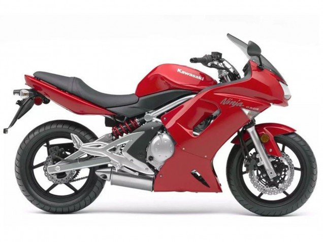 Billige Kawasaki Ninja 650 EX650 Motorrad Verkleidung 2006-2008 - Rot
