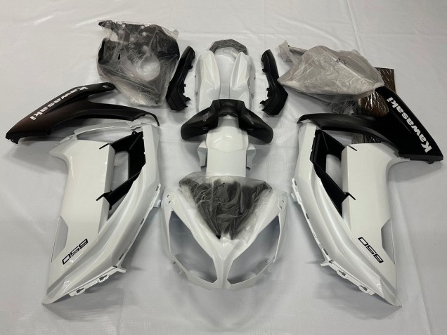 Billige Kawasaki Ninja 650 EX650 Motorrad Verkleidung 2012-2016 - Perl Weiss Matt Schwarz