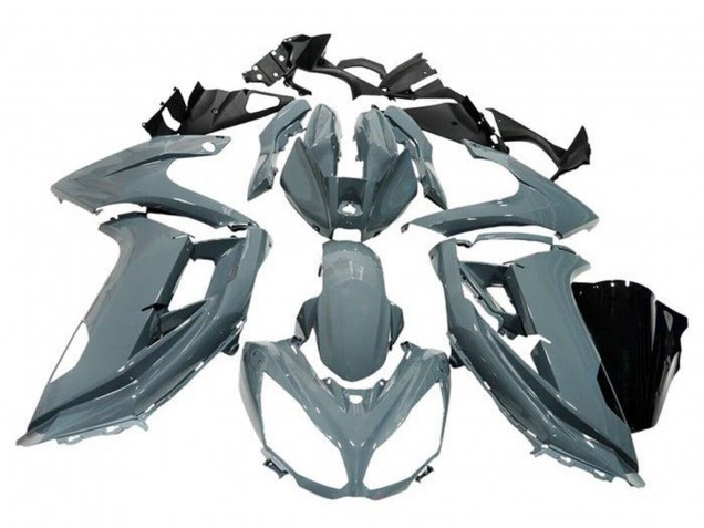 Billige Kawasaki Ninja 650 EX650 Motorrad Verkleidung 2012-2016 - Grau