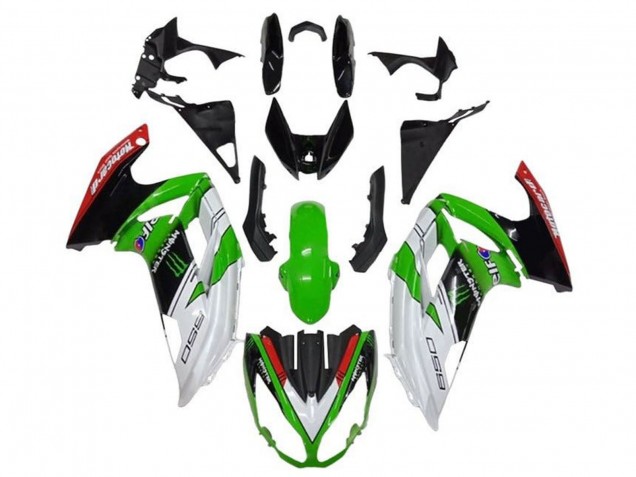 Billige Kawasaki Ninja 650 EX650 Motorrad Verkleidung 2012-2016 - Weiss Grun Schwarz Rot Monster