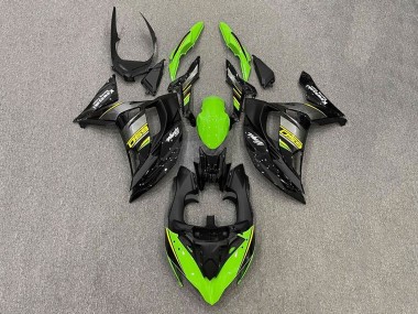 Billige Kawasaki Ninja 650 EX650 Motorrad Verkleidung 2017-2019 - Grun Gelb Grau Schwarz