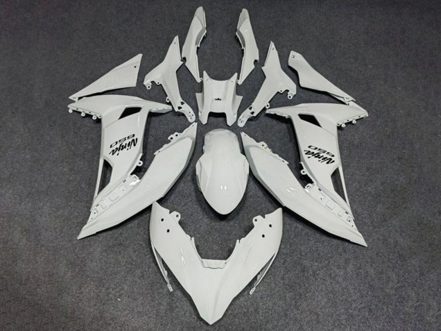 Billige Kawasaki Ninja 650 EX650 Motorrad Verkleidung 2017-2019 - Weiss Schwarz