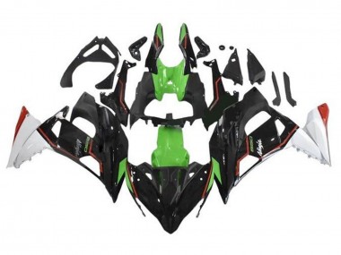 Billige Kawasaki Ninja 650 EX650 Motorrad Verkleidung 2017-2019 - Grun Schwarz Weiss Rot