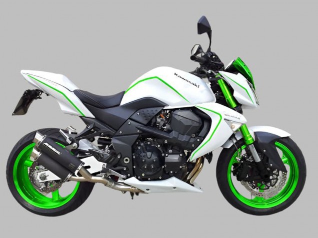 Billige Kawasaki Z1000 Motorrad Verkleidung 2007-2009 - Weiss Grun