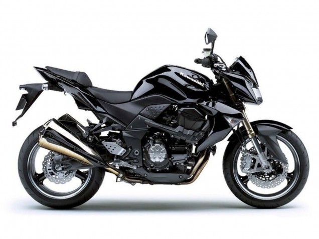 Billige Kawasaki Z1000 Motorrad Verkleidung 2007-2009 - Glanzendes Schwarz