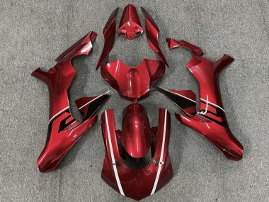 Billige Yamaha YZF R1 Motorrad Verkleidung 2015-2019 - Rot Weiss Schwarz