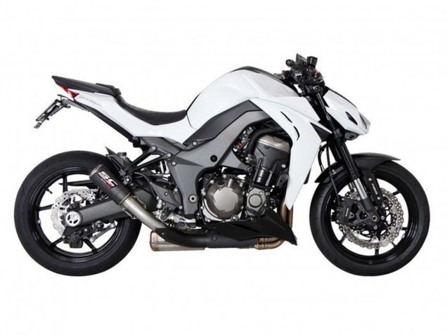 Billige Kawasaki Z1000 Motorrad Verkleidung 2014-2019 - Weiss