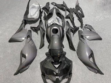 Billige Kawasaki ZX25R ZX-25R Motorrad Verkleidung 2019-2025 - Schwarz Kunstkohlefaser
