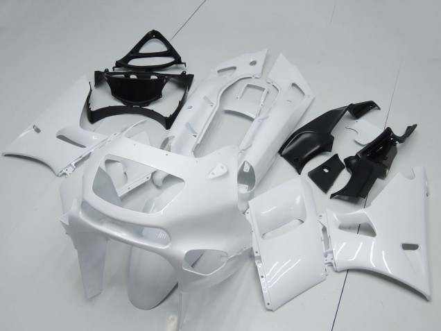 Billige Kawasaki ZZR400 Motorrad Verkleidung 1993-2007 - Weiss