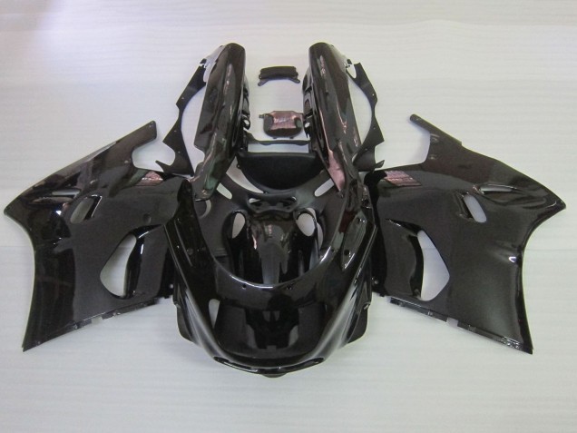 Billige Kawasaki ZZR1100 Motorrad Verkleidung 1993-2003 - Glanzendes Schwarz