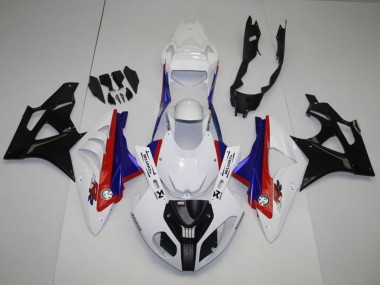 Billige BMW S1000RR Komplette Abs Verkleidung Kit 2009-2014 - Weiss Rot Blau Glanzendes Schwarz