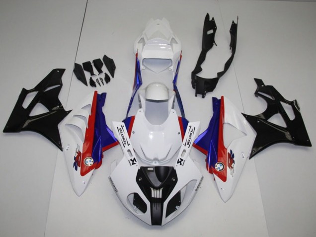 Billige BMW S1000RR Komplette Abs Verkleidung Kit 2009-2014 - Weiss Rot Blau Glanzendes Schwarz