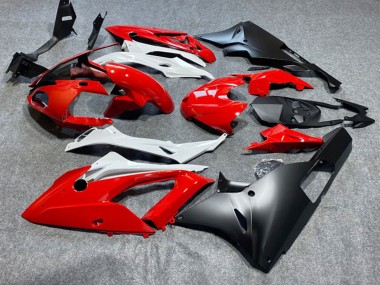 Billige BMW S1000RR Motorrad Verkleidung 2009-2014 - Rot Weiss Matt Schwarz