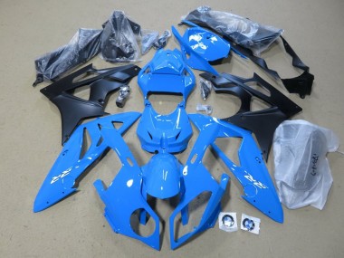 Billige BMW S1000RR Motorrad Verkleidung 2009-2014 - Blau Matt Schwarz